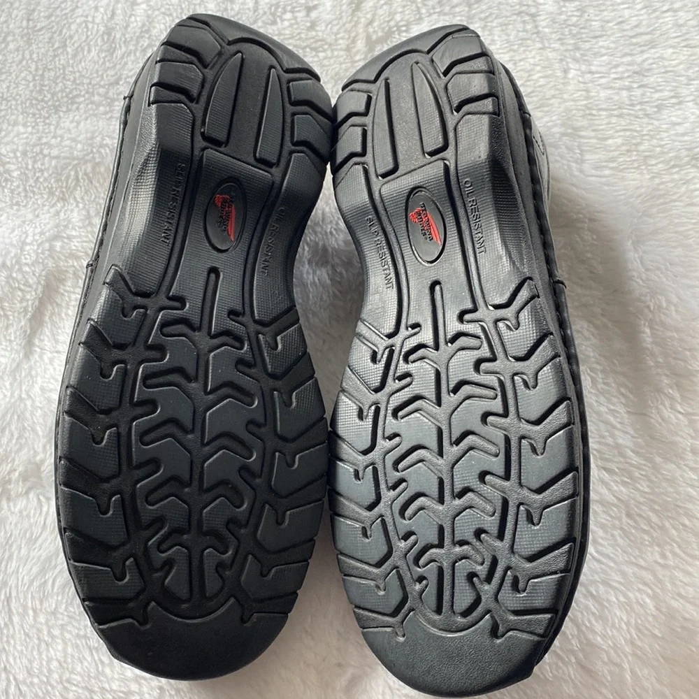 Men’s Red Wing Slip-On Safety Toe Shoes.  Size 8.5, Black - Picture 10 of 12